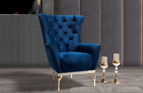 Ayasofya Sofa Set Blue